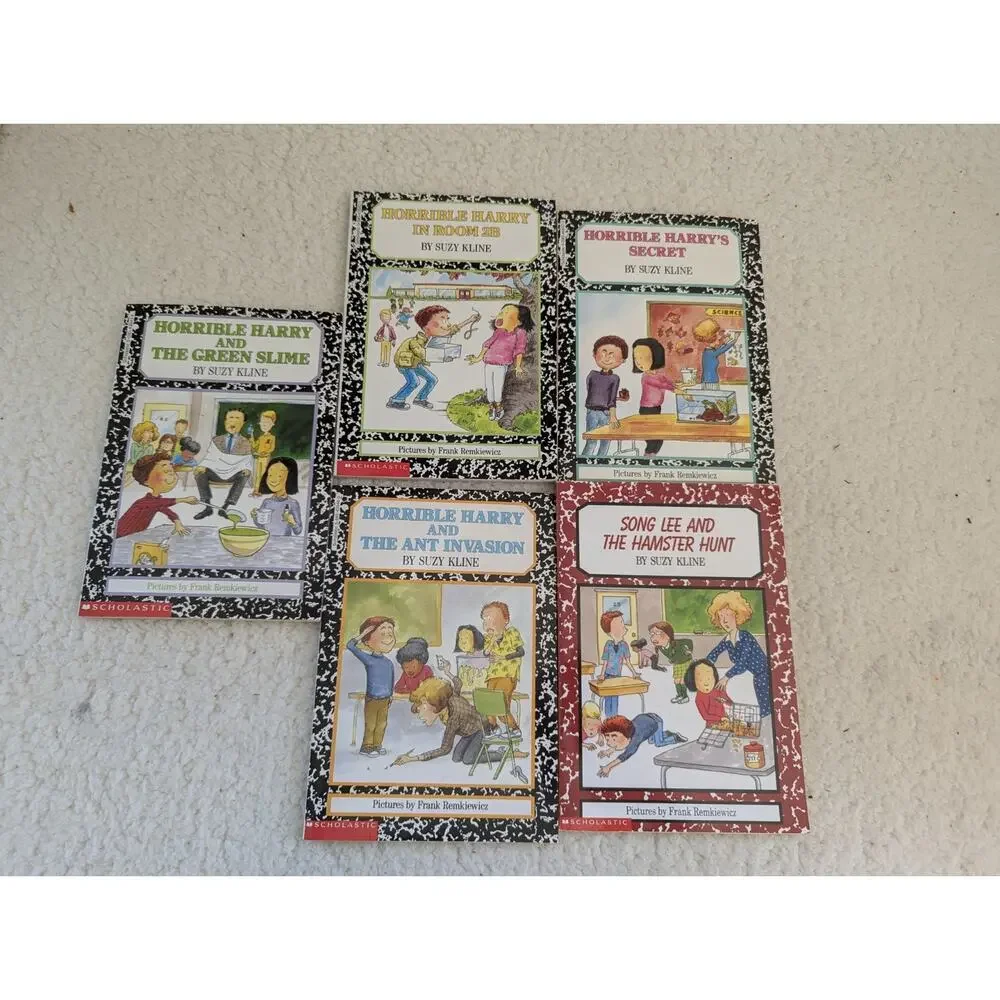 Lot of 5 Horrible Harry Books by‎ Suzy Kline Pictures by Frank Remkiewicz